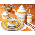 Porcelain 24pcs Tea Set (66208#)